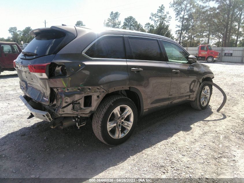 2017 TOYOTA HIGHLANDER LIMITED - 5TDYZRFH9HS234723