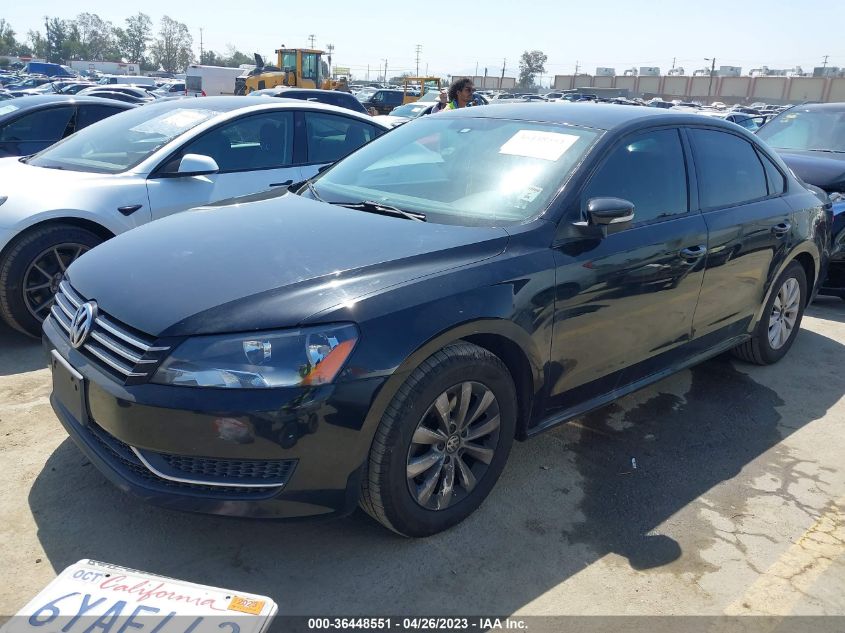 2013 VOLKSWAGEN PASSAT S W/APPEARANCE - 1VWAP7A33DC020536