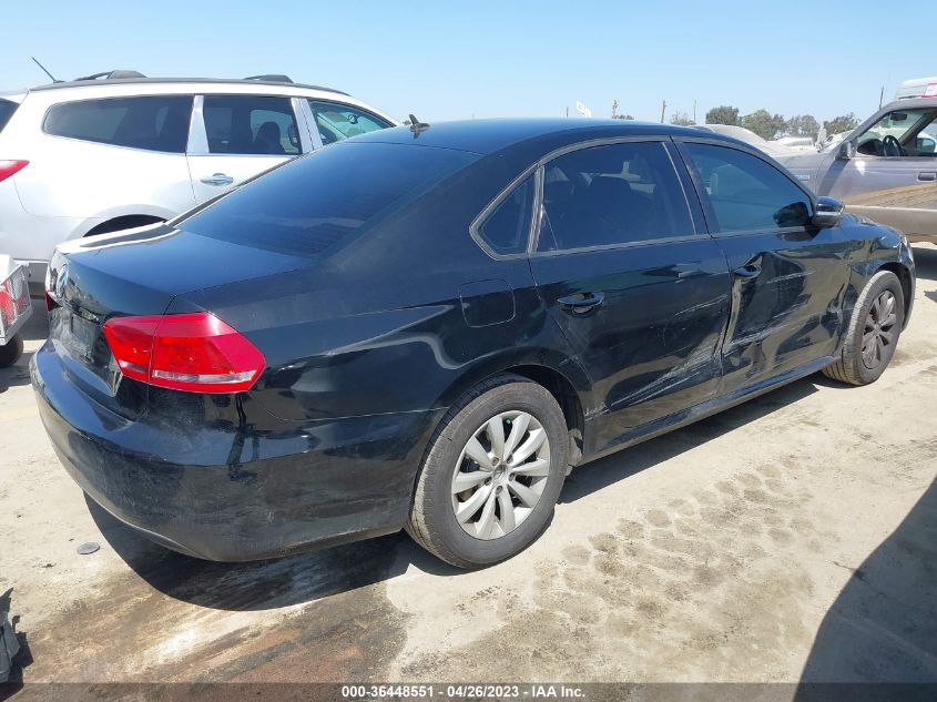 2013 VOLKSWAGEN PASSAT S W/APPEARANCE - 1VWAP7A33DC020536