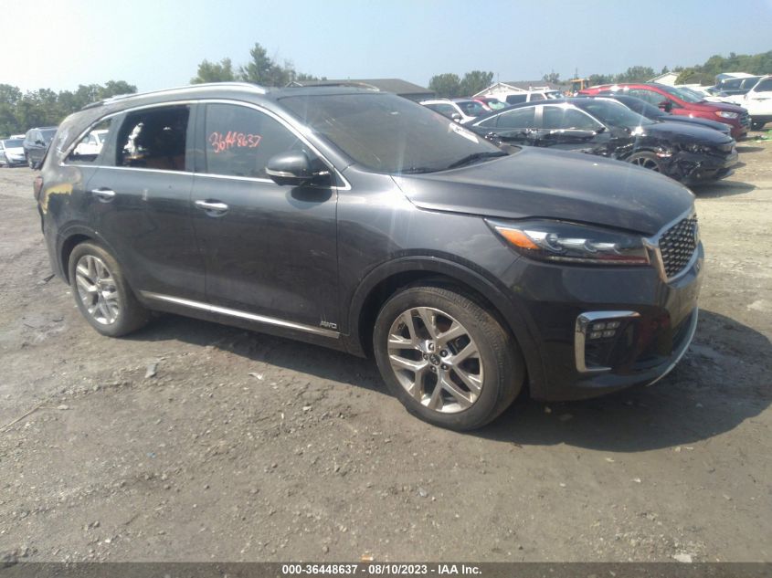 5XYPKDA58KG556595 KIA SORENTO SX LIMITED V6 2019