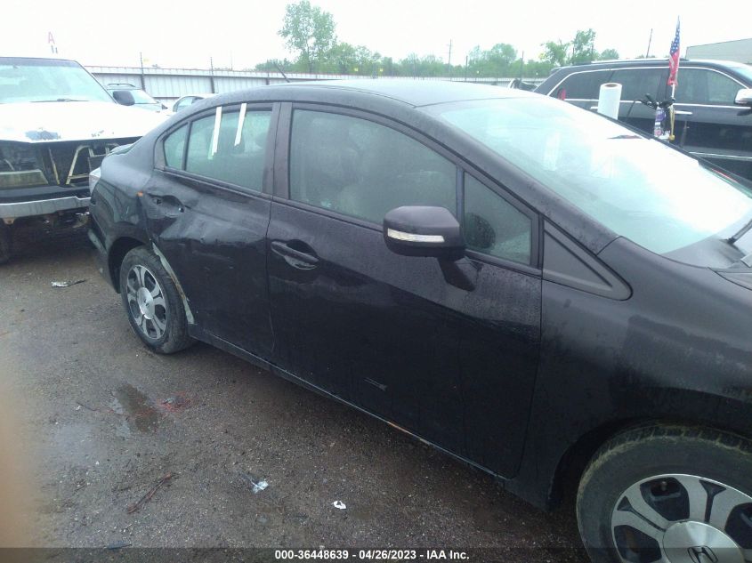 2013 HONDA CIVIC HYBRID - 19XFB4F31DE003788
