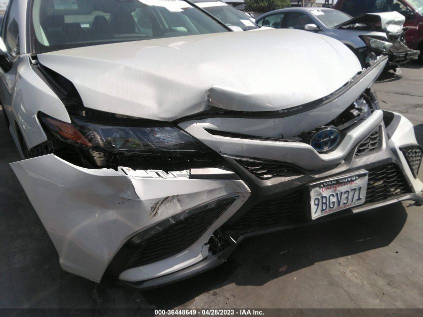 2022 TOYOTA CAMRY HYBRID - 4T1S31AK7NU040688