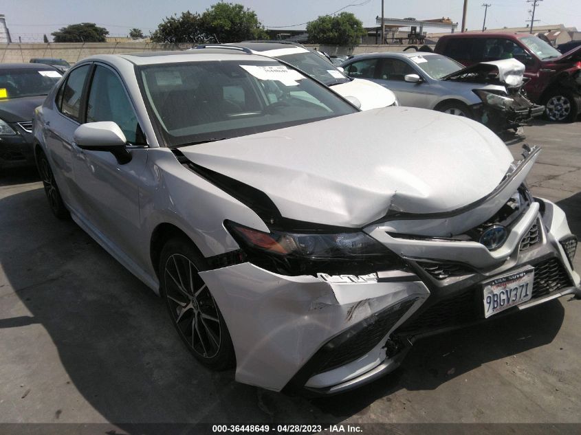 2022 TOYOTA CAMRY HYBRID - 4T1S31AK7NU040688
