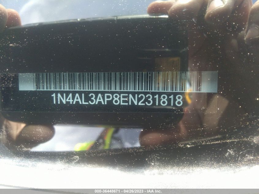 2014 NISSAN ALTIMA 2.5 SL - 1N4AL3AP8EN231818