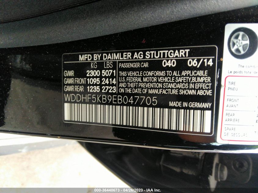 2014 MERCEDES-BENZ E-CLASS E 350 - WDDHF5KB9EB047705