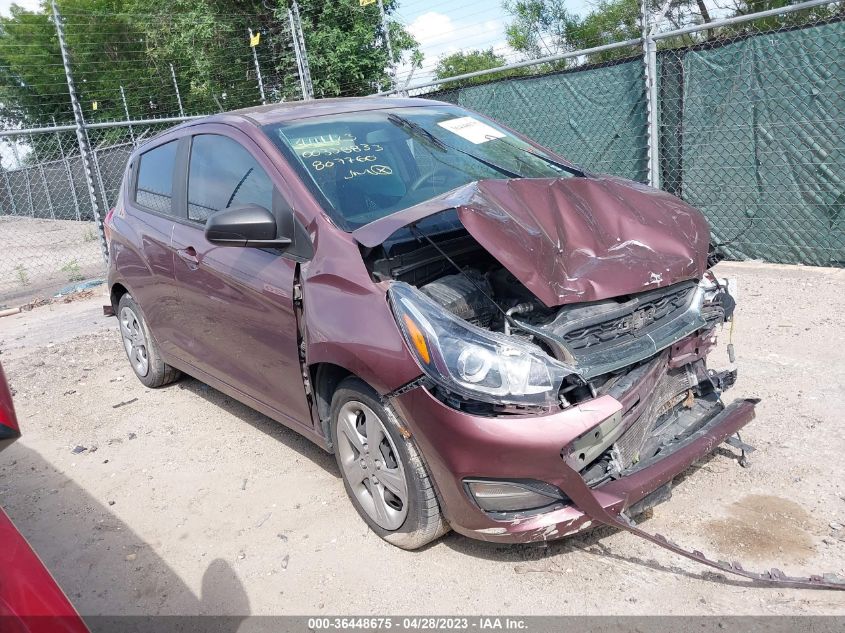 2019 CHEVROLET SPARK LS - KL8CB6SA0KC807760