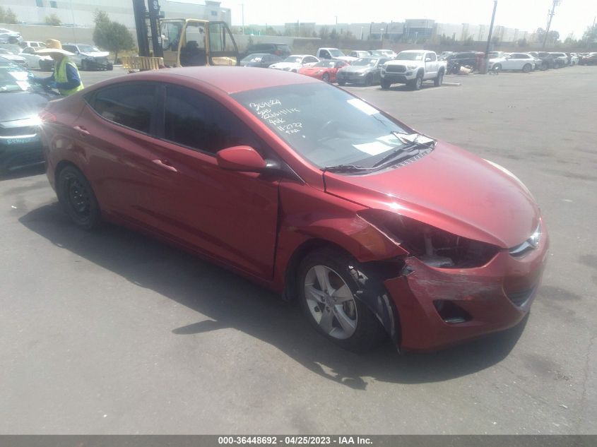 2013 HYUNDAI ELANTRA GLS PZEV - 5NPDH4AE8DH284935