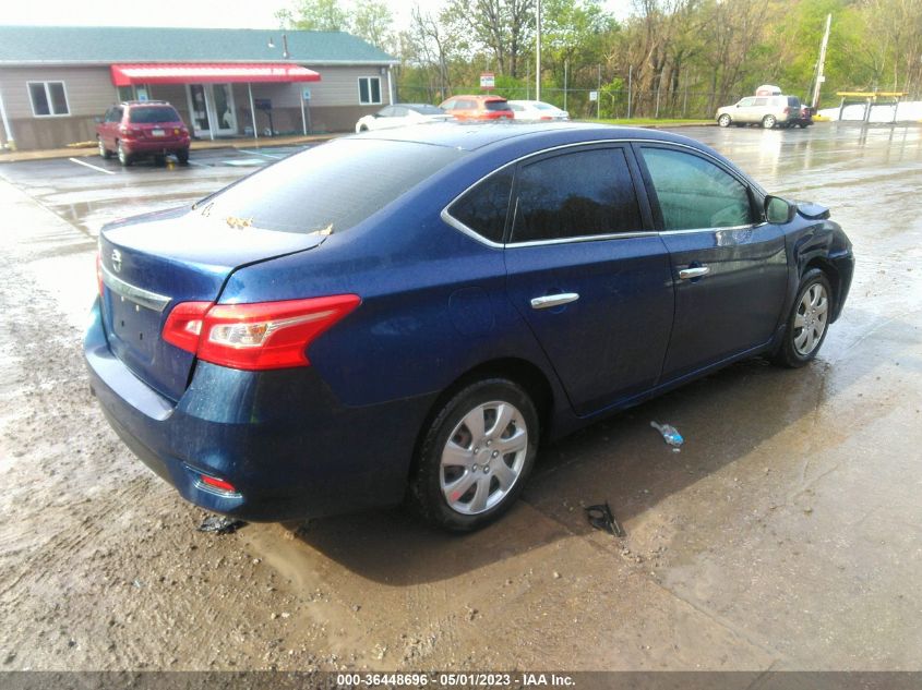2016 NISSAN SENTRA S - 3N1AB7AP9GY307267