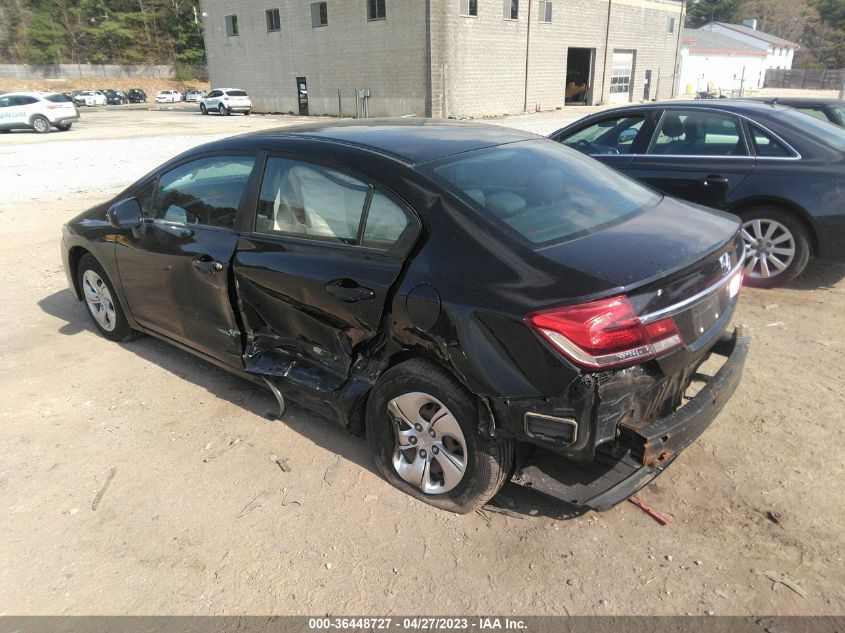 2015 HONDA CIVIC SEDAN LX - 19XFB2F50FE283776