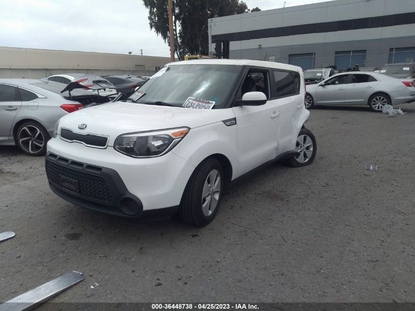 2016 KIA SOUL BASE - KNDJN2A22G7846181