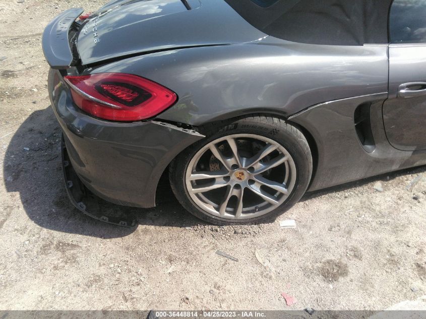 2014 PORSCHE BOXSTER - WP0CA2A83ES121692