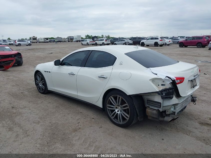 2015 MASERATI GHIBLI ZAM57XSA3F1129848