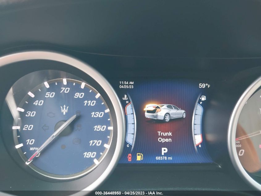 2015 MASERATI GHIBLI ZAM57XSA3F1129848
