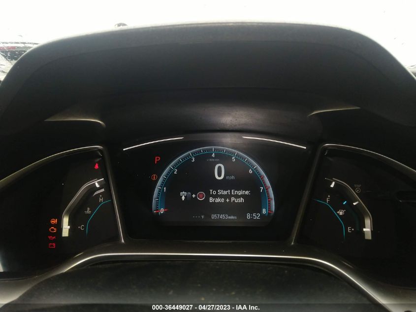 2021 HONDA CIVIC SEDAN EX - 19XFC1F34ME005367