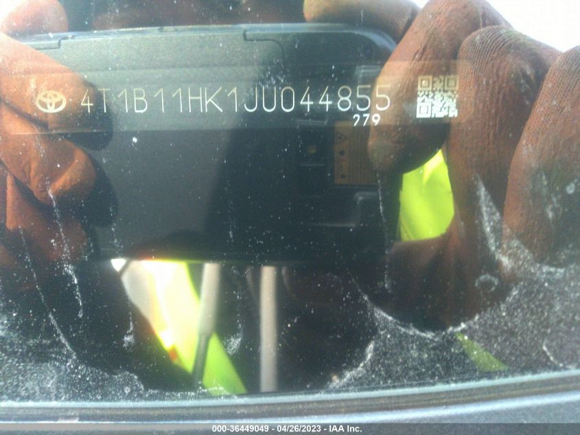 2018 TOYOTA CAMRY LE/SE/XLE/L - 4T1B11HK1JU044855