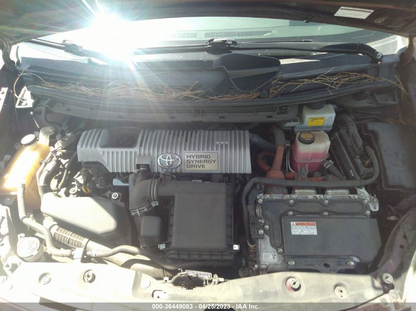 2013 TOYOTA PRIUS ONE/TWO/THREE/FOUR/FIVE - JTDKN3DU5D5575809