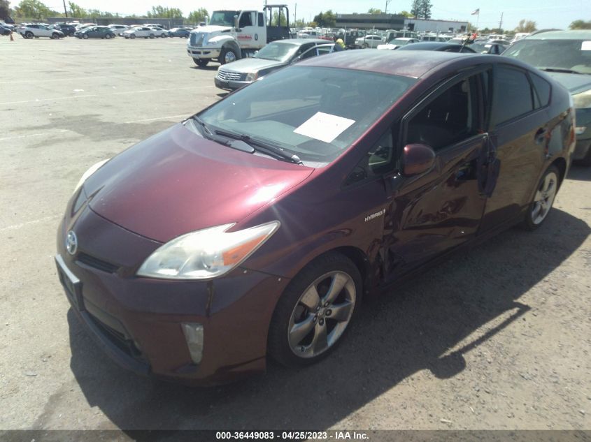 2013 TOYOTA PRIUS ONE/TWO/THREE/FOUR/FIVE - JTDKN3DU5D5575809