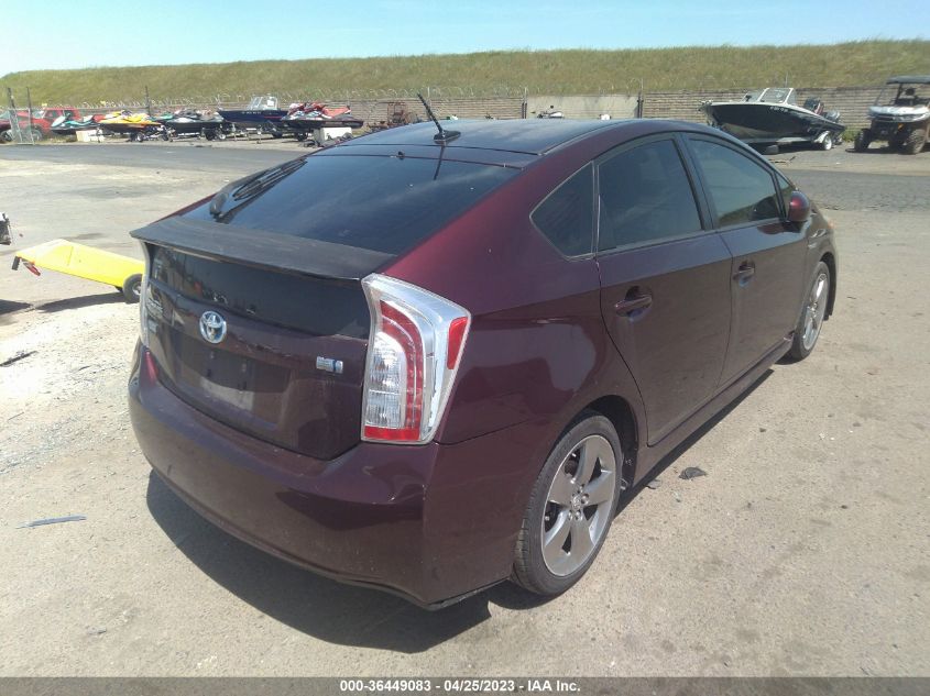 2013 TOYOTA PRIUS ONE/TWO/THREE/FOUR/FIVE - JTDKN3DU5D5575809