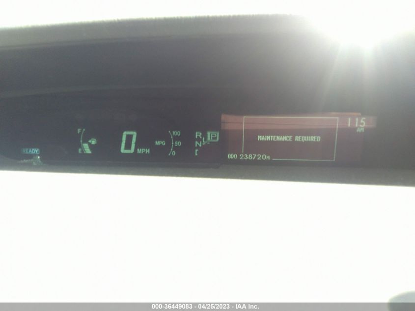 2013 TOYOTA PRIUS ONE/TWO/THREE/FOUR/FIVE - JTDKN3DU5D5575809