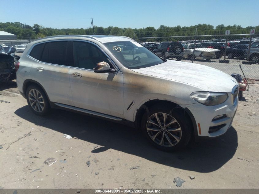 2019 BMW X3 XDRIVE30I - 5UXTR9C53KLE11507