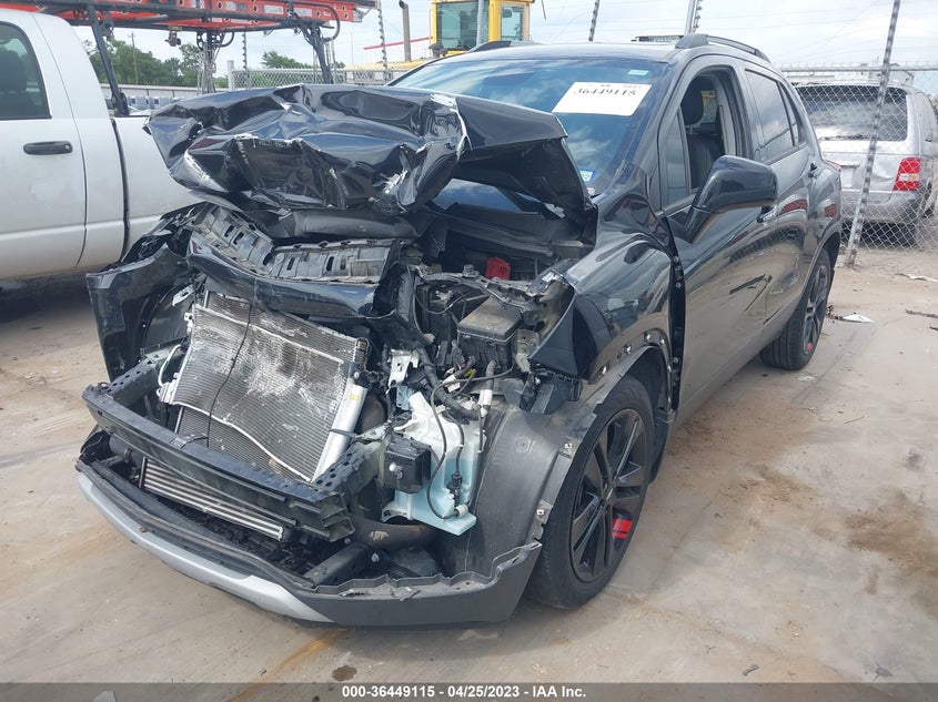 VIN 3GNCJLSB9KL166301 2019 CHEVROLET TRAX LT