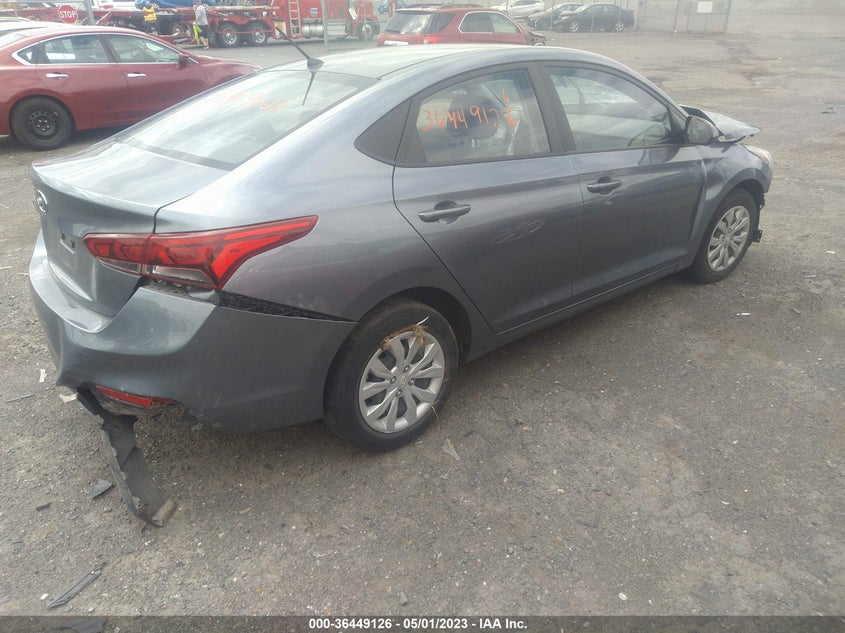 VIN 3KPC24A31KE056580 2019 HYUNDAI ACCENT SE