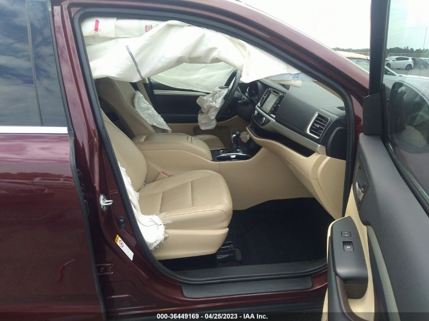 2016 TOYOTA HIGHLANDER XLE - 5TDKKRFH5GS129170