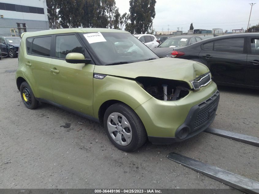 2015 KIA SOUL BASE - KNDJN2A28F7773655