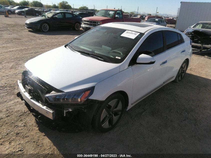 2021 HYUNDAI IONIQ HYBRID LIMITED - KMHC05LC1MU254374