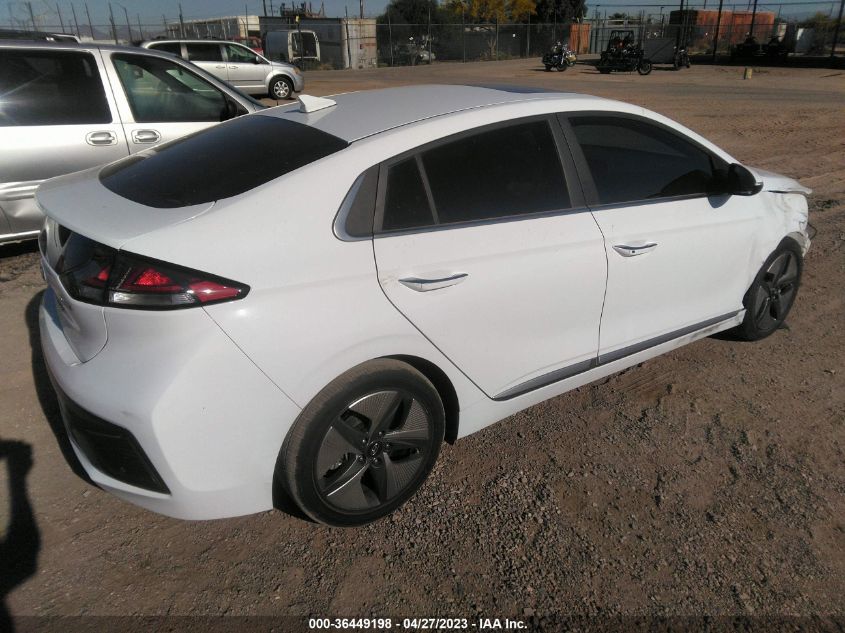 2021 HYUNDAI IONIQ HYBRID LIMITED - KMHC05LC1MU254374