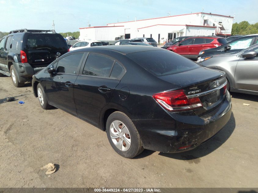2013 HONDA CIVIC SDN LX - 19XFB2F53DE258528