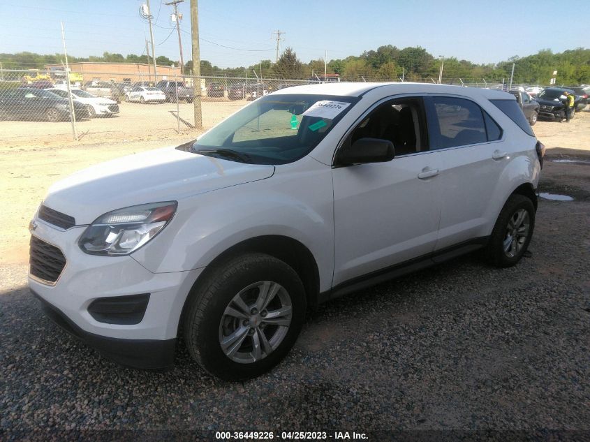 2016 CHEVROLET EQUINOX LS - 2GNALBEKXG1153203