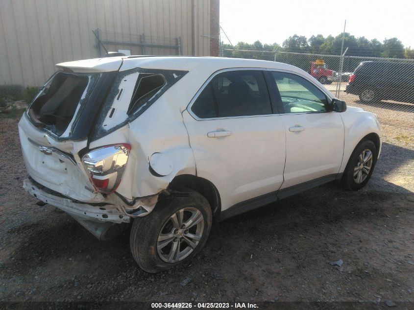 2016 CHEVROLET EQUINOX LS - 2GNALBEKXG1153203