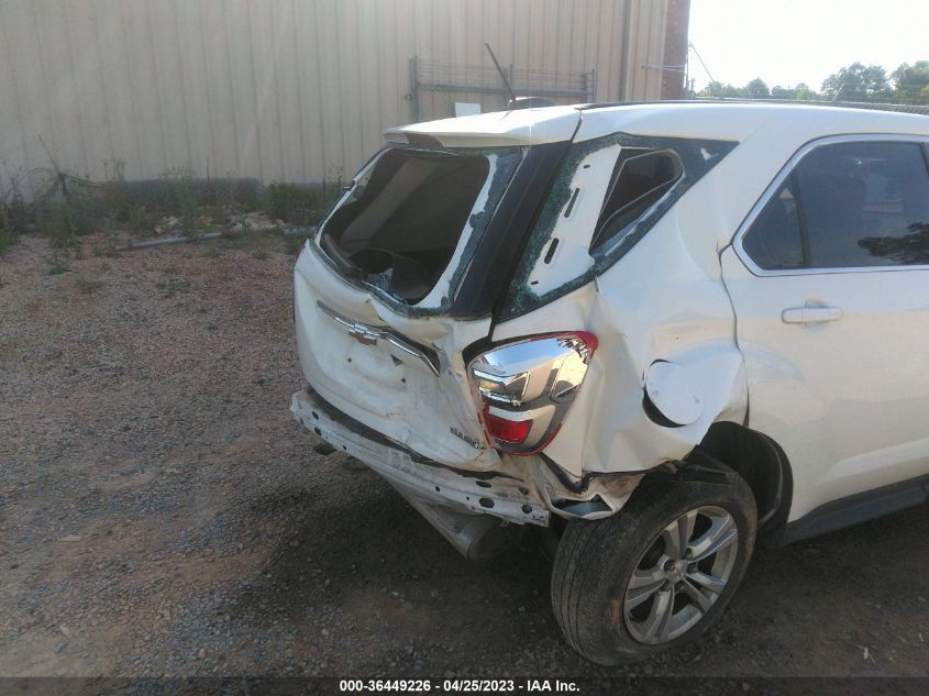 2016 CHEVROLET EQUINOX LS - 2GNALBEKXG1153203