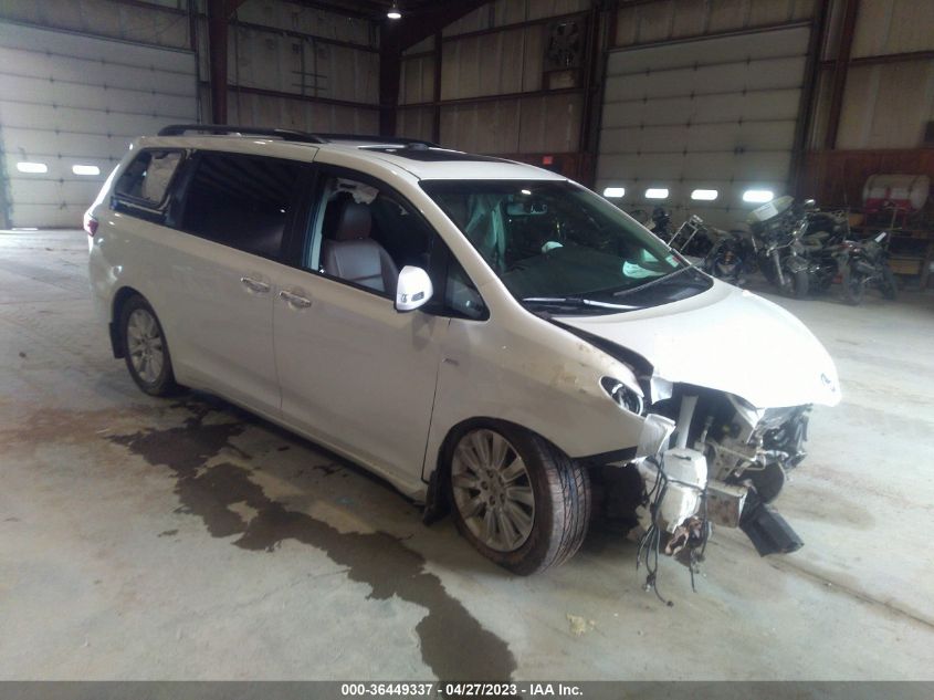 2016 TOYOTA SIENNA LTD/XLE/XLE PREMIUM - 5TDDK3DC6GS137520