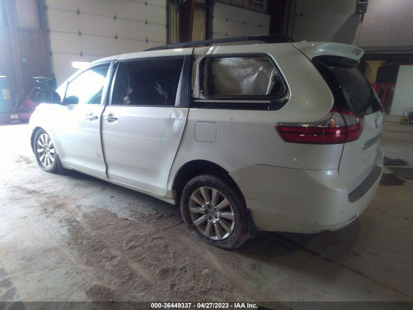 2016 TOYOTA SIENNA LTD/XLE/XLE PREMIUM - 5TDDK3DC6GS137520