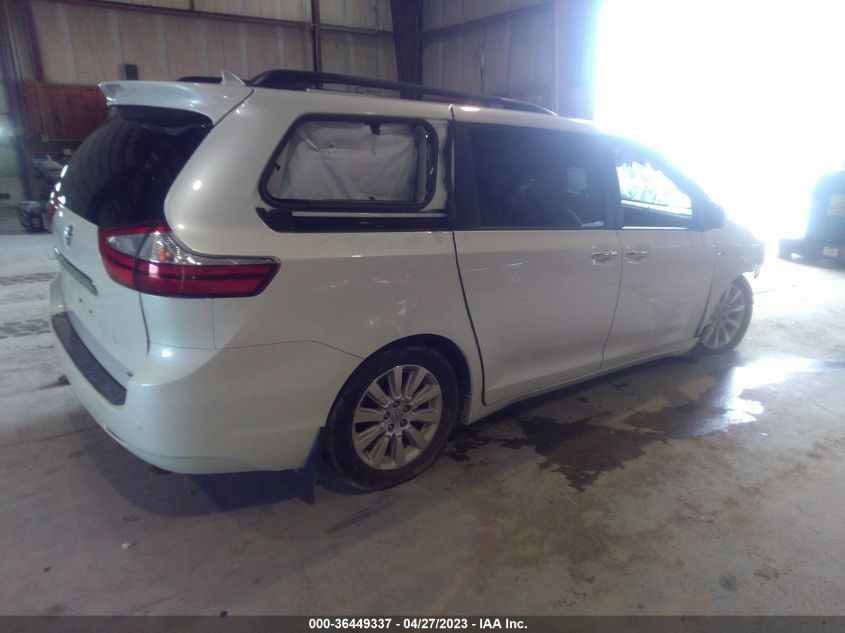 2016 TOYOTA SIENNA LTD/XLE/XLE PREMIUM - 5TDDK3DC6GS137520
