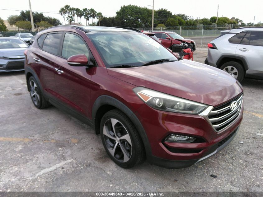 2016 HYUNDAI TUCSON LIMITED - KM8J33A24GU024555