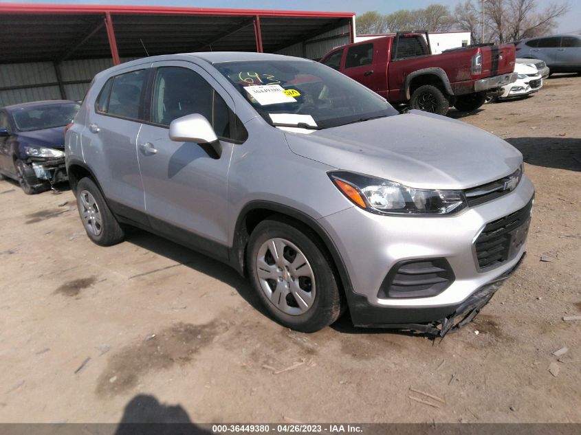 2017 CHEVROLET TRAX LS - 3GNCJKSB6HL272370