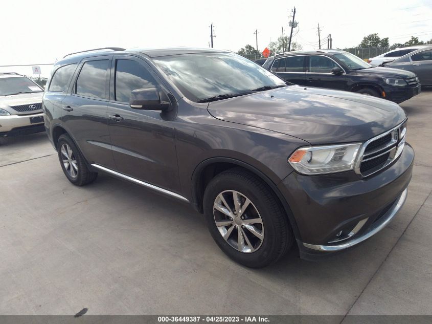 2016 DODGE DURANGO LIMITED - 1C4RDJDG6GC433081