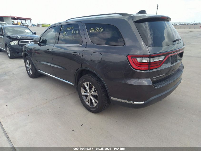2016 DODGE DURANGO LIMITED - 1C4RDJDG6GC433081