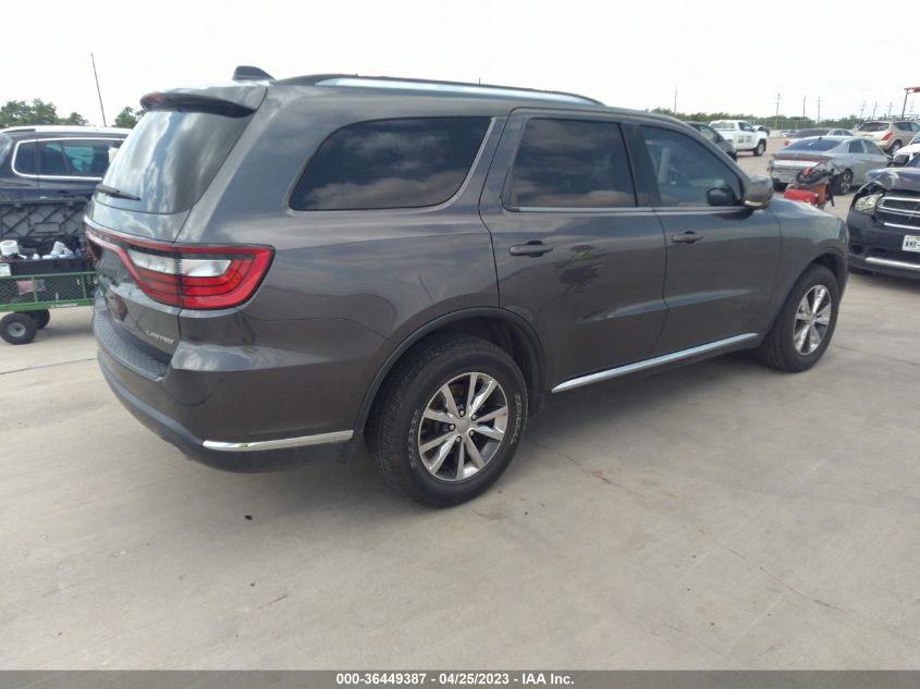 2016 DODGE DURANGO LIMITED - 1C4RDJDG6GC433081