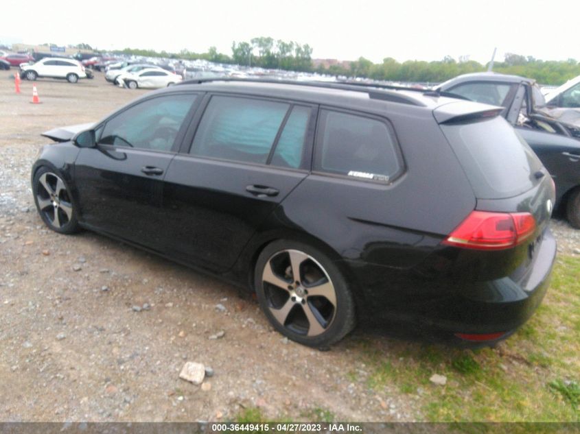 2015 VOLKSWAGEN GOLF SPORTWAGEN TDI SE 3VWCA7AU5FM504339