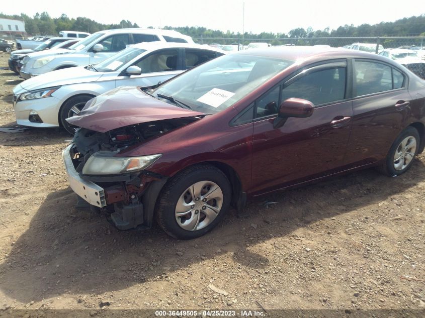 2014 HONDA CIVIC SEDAN LX - 19XFB2F5XEE078688