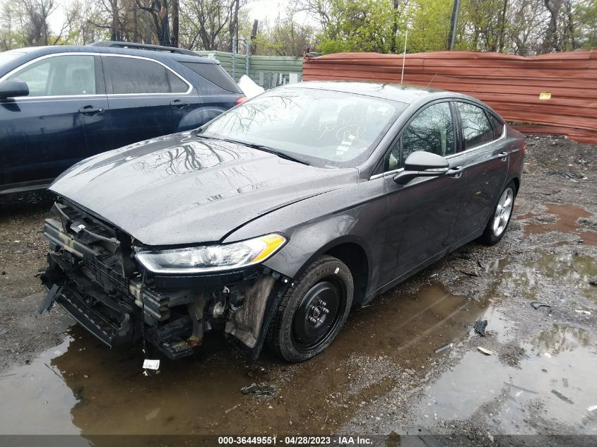 2016 FORD FUSION SE - 3FA6P0H73GR181165