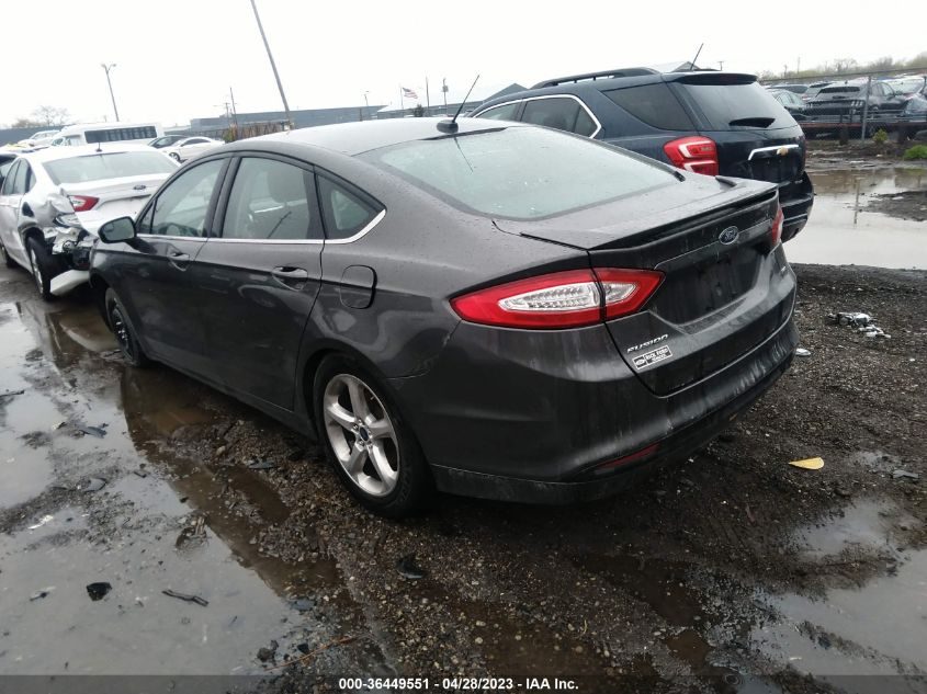 2016 FORD FUSION SE - 3FA6P0H73GR181165