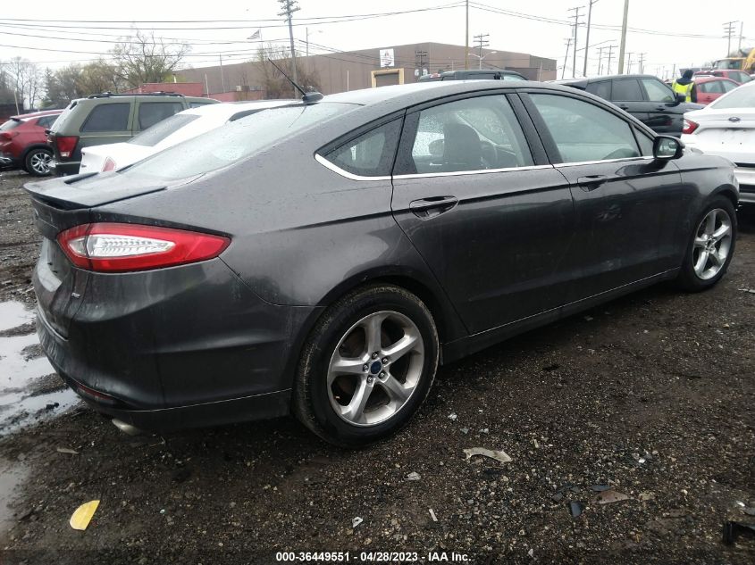 2016 FORD FUSION SE - 3FA6P0H73GR181165