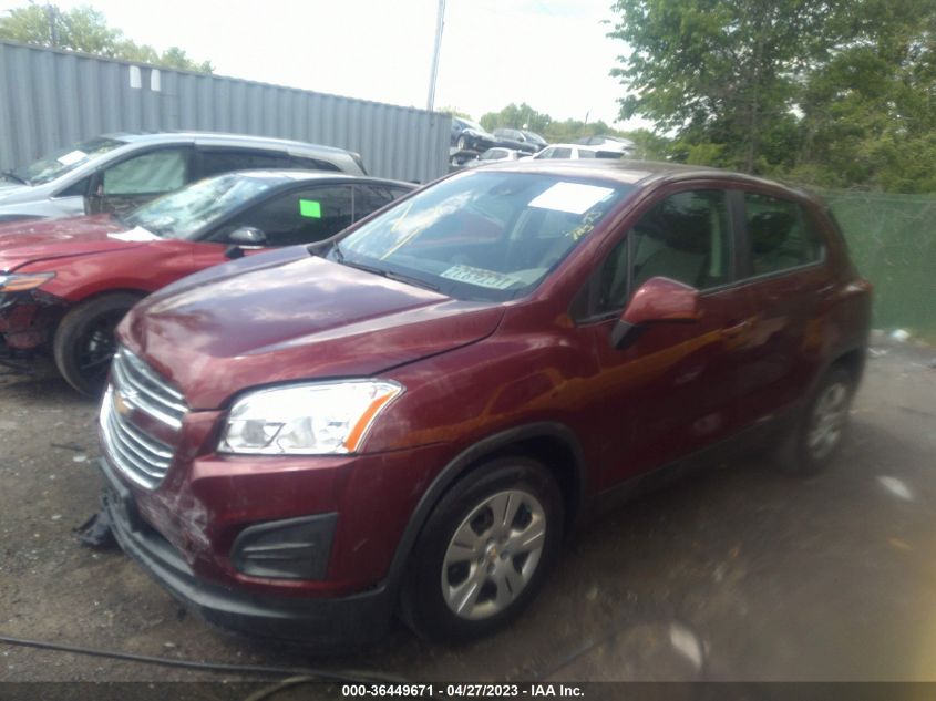 2016 CHEVROLET TRAX LS - 3GNCJKSB5GL280216