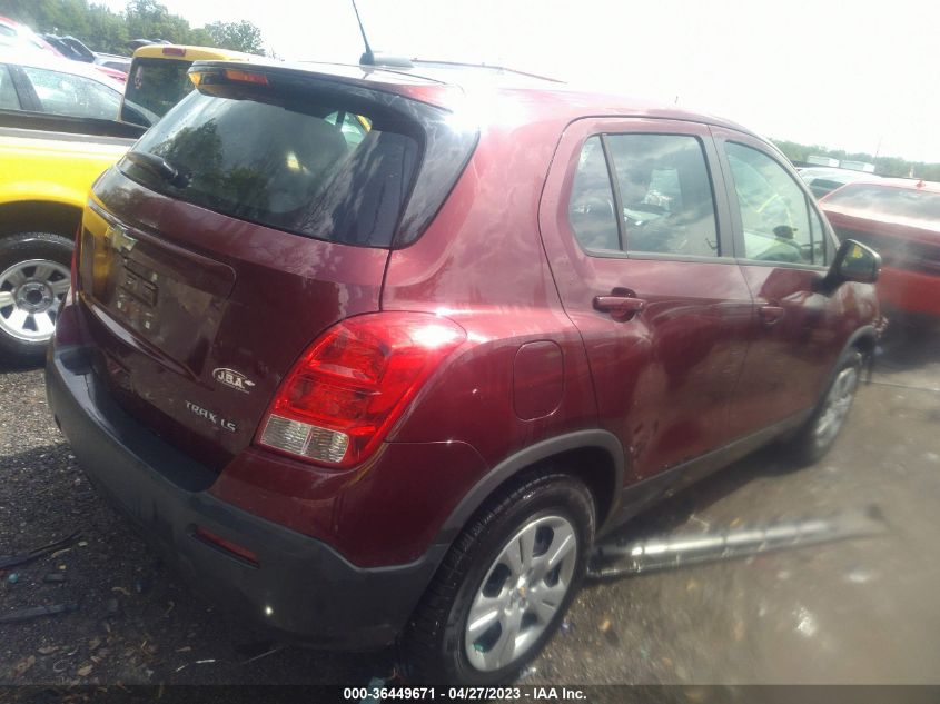 2016 CHEVROLET TRAX LS - 3GNCJKSB5GL280216