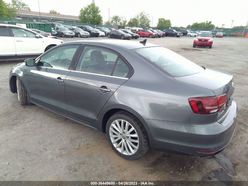 2016 VOLKSWAGEN JETTA SEDAN 1.8T SEL - 3VWL17AJ5GM204906